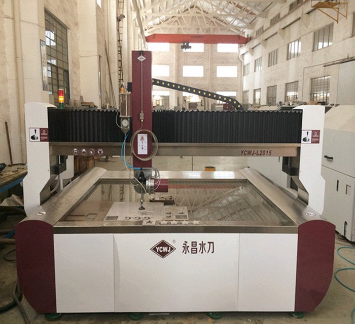 CNC 5-Achsen-Marmor-Granit-Fliesen-Wasserstrahl-Steinschneidemaschine