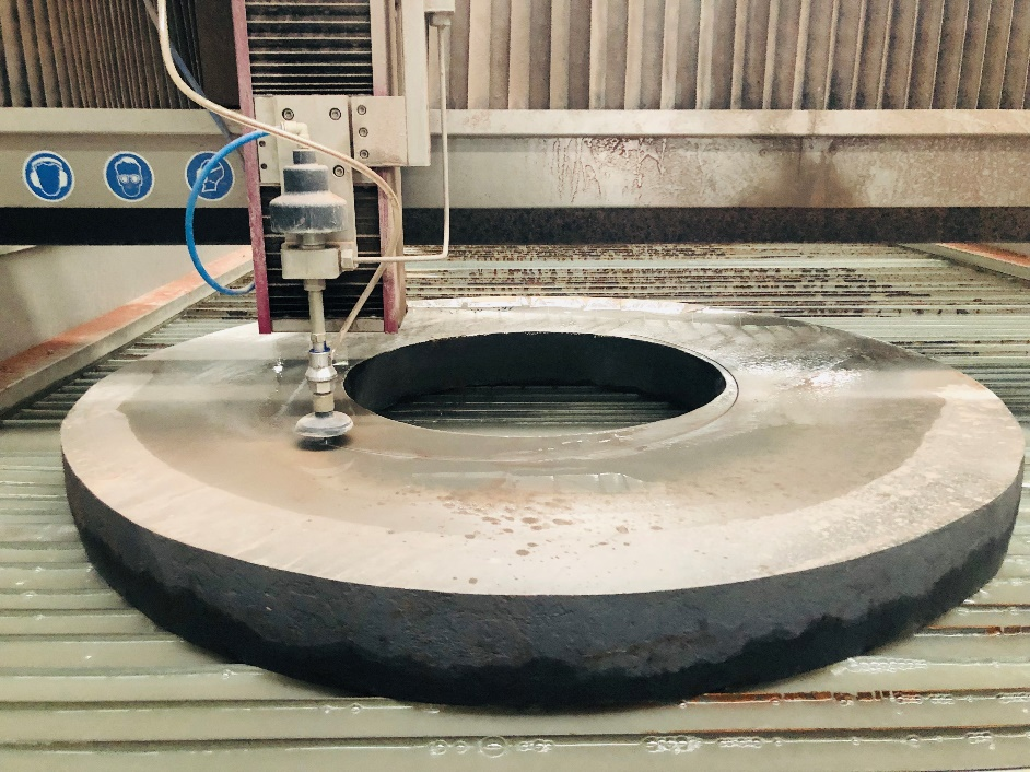 Flexible hochpräzise flexible Wasserstrahlmaschine für Edelstahl 